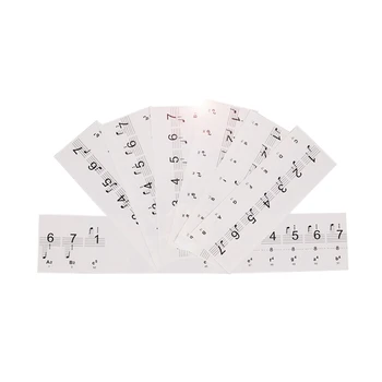 Useful Keyboard Sticker Transparent Piano Keyboard Sticker 54/61/88 Key Electronic Keyboard 88 Key Sticker for White Keys
Useful Keyboard Sticker Transparent Piano Keyboard Sticker 54/61/88 Key Electronic Keyboard 88 Key Sticker for White Keys