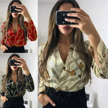 Brand New Vintage Silk Rompers Womens Jumpsuit Long Sleeve Chain Print Tops Ladies Deep V Neck Key Printed Sexy Satin Bodysuits
Brand New Vintage Silk Rompers Womens Jumpsuit Long Sleeve Chain Print Tops Ladies Deep V Neck Key Printed Sexy Satin Bodysuits