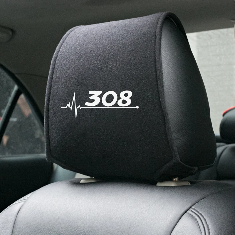 1 шт. чехол на подголовник автомобильного сиденья для Peugeot 308 аксессуары стайлинга
