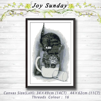 greedy cat Animal decor painting dmc 14CT 11CT counted cross stitch kits embroidery set Needlework Set chinese cross stitch
greedy cat Animal decor painting dmc 14CT 11CT counted cross stitch kits embroidery set Needlework Set chinese cross stitch