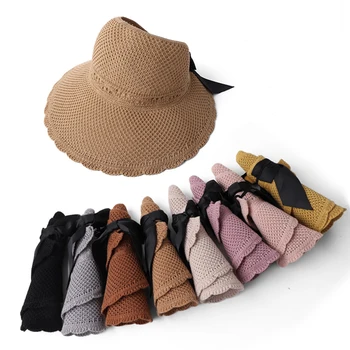 Women's Sun Visor Hat, Breathable Large Brim UV Protection Roll Up Summer Beach Hat
Women's Sun Visor Hat, Breathable Large Brim UV Protection Roll Up Summer Beach Hat