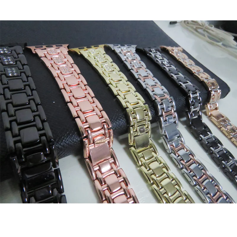 Diamond inlaid metal strap apply to Apple watch 8 7 6 5 se 38 40 41mm universal alloy band for iwatch 42 44 45 49mm 4 3 2 serie
Diamond inlaid metal strap apply to Apple watch 8 7 6 5 se 38 40 41mm universal alloy band for iwatch 42 44 45 49mm 4 3 2 serie