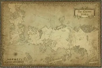 Game of Thrones Westeros Map Art Film Print Silk Poster Home Wall Decor 24x36inch
Game of Thrones Westeros Map Art Film Print Silk Poster Home Wall Decor 24x36inch