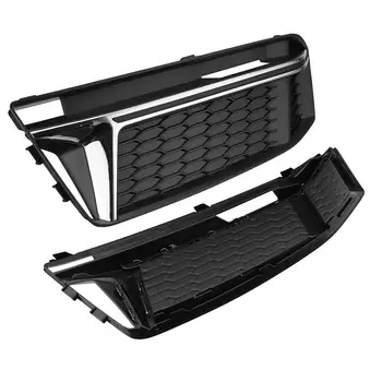 Left+Right A4 B9 S-Line Car Front Fog Light Grill Grille Honeycomb Hex Lamp Cover For Audi A4 B9 S-Line S4 2016-2018 8W0807681K 
Left+Right A4 B9 S-Line Car Front Fog Light Grill Grille Honeycomb Hex Lamp Cover For Audi A4 B9 S-Line S4 2016-2018 8W0807681K