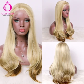 OLEY Hair Highlight Blond Wig Wavy Synthetic Lace Front Wig Heat Resistant Free-Part Heat Resistant Cosplay Wigs For Black Women
OLEY Hair Highlight Blond Wig Wavy Synthetic Lace Front Wig Heat Resistant Free-Part Heat Resistant Cosplay Wigs For Black Women