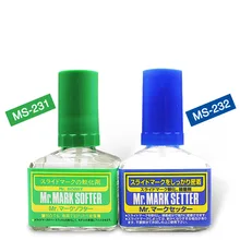 Mr Mark Decal Softer NET 40ml Bottle For DIY Military Tank Ship Plane Model Handicrafts Gundam Coloring Building Tool
Mr Mark Decal Softer NET 40ml Bottle For DIY Military Tank Ship Plane Model Handicrafts Gundam Coloring Building Tool