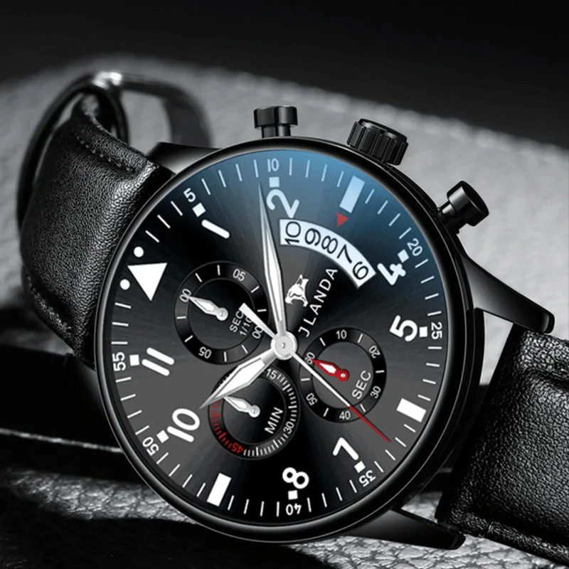 2021 New Mens Watches Top Brand Leather Chronograph Luminous Waterproof Sport Date Quartz Watch For Men Relogio Masculino
2021 New Mens Watches Top Brand Leather Chronograph Luminous Waterproof Sport Date Quartz Watch For Men Relogio Masculino