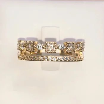 Fashion Personality Gold Color Engagement Ring Ladies Party Dinner Hand Jewelry For Girlfriend Exquisite Romantic Luxury Jewelry
Fashion Personality Gold Color Engagement Ring Ladies Party Dinner Hand Jewelry For Girlfriend Exquisite Romantic Luxury Jewelry