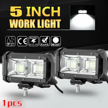 5-Inch Spotlight Aluminum + LED Work Light Bar Driving Fog For SUV 4WD Offroad Car Truck Durable And Practical
5-Inch Spotlight Aluminum + LED Work Light Bar Driving Fog For SUV 4WD Offroad Car Truck Durable And Practical