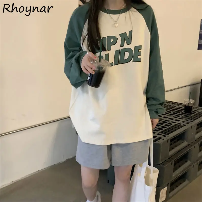 Sweatshirts Women Spring Letter Patchwork Loose All-match Preppy Aesthetic Classic Cozy Popular Design New Vintage O-neck Basic 
Sweatshirts Women Spring Letter Patchwork Loose All-match Preppy Aesthetic Classic Cozy Popular Design New Vintage O-neck Basic