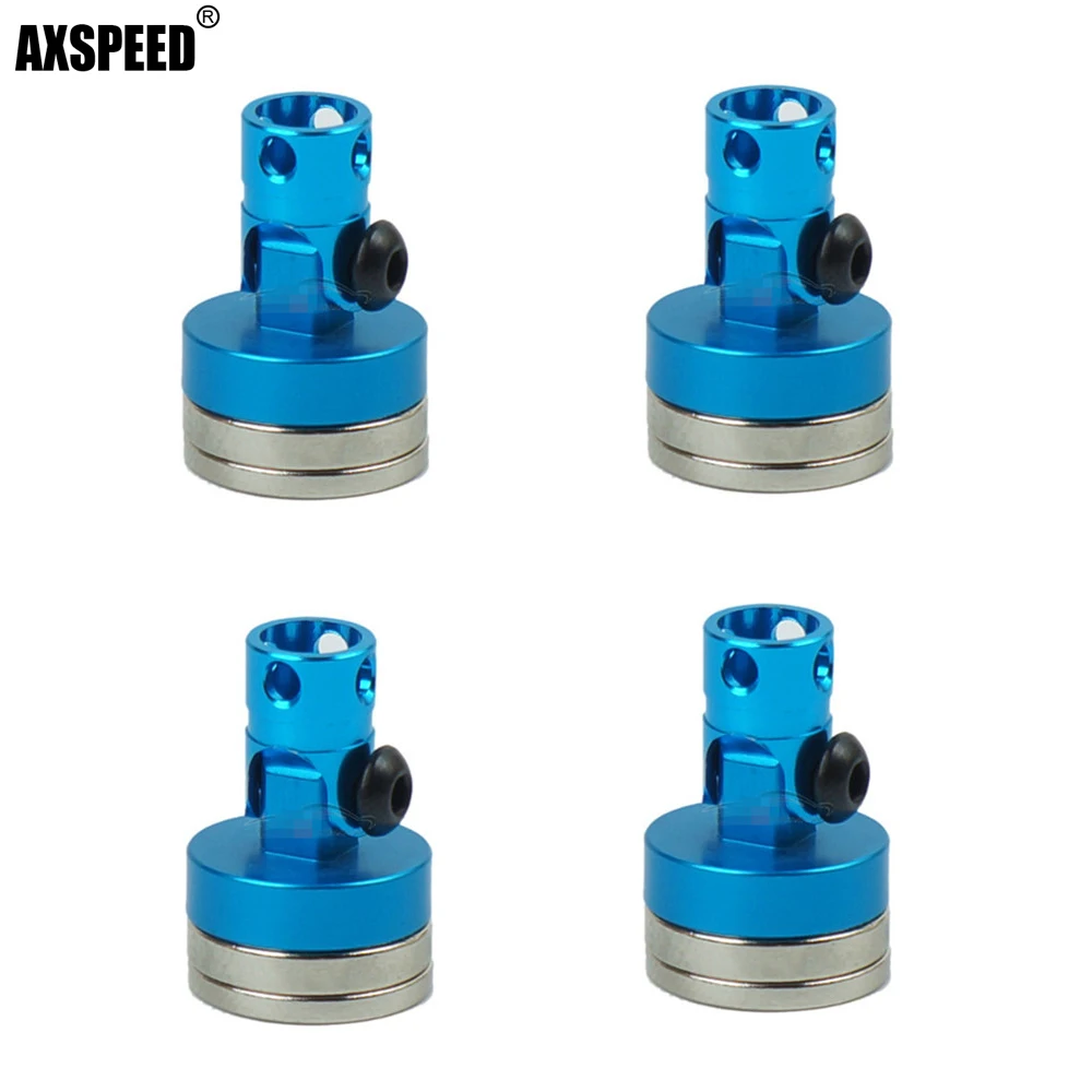 AXSPEED 4 шт. машина из сплава RC стойка магнит Невидимый с фиксированным креплением