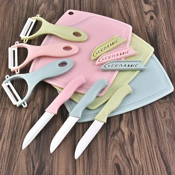 3pcs Ceramic Knife Set Fruit Peeling Planer Knife Paring Knife Chopping Block Household Pink Green Blue Kitchen Accessories
3pcs Ceramic Knife Set Fruit Peeling Planer Knife Paring Knife Chopping Block Household Pink Green Blue Kitchen Accessories