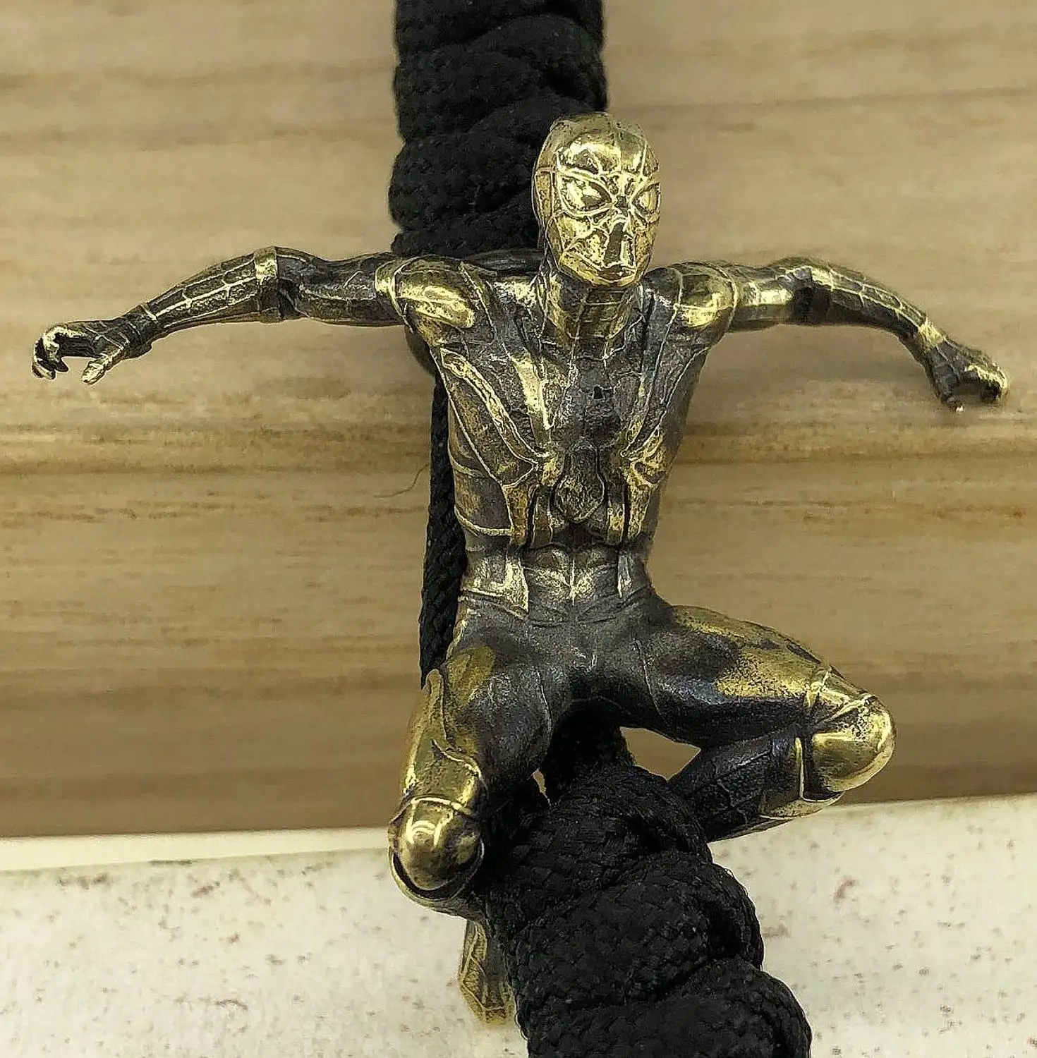 EDC Tools Brass Knife Beads Brass Spider Man Lanyard Bead Paracord Knife Keychain Tool DIY Pendant #150
EDC Tools Brass Knife Beads Brass Spider Man Lanyard Bead Paracord Knife Keychain Tool DIY Pendant #150