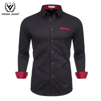 VISADA JUANA 2019 Men Shirts New Arrival Long Sleeve Casual Slim Fit Social Male Shirts Y71
VISADA JUANA 2019 Men Shirts New Arrival Long Sleeve Casual Slim Fit Social Male Shirts Y71