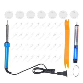 46pcs Gauge Speedometer Instrument Cluster Repair Kit 7 Stepper Motors 36 Mini Bulbs With Welding Iron Tool Kit With US Plug
46pcs Gauge Speedometer Instrument Cluster Repair Kit 7 Stepper Motors 36 Mini Bulbs With Welding Iron Tool Kit With US Plug