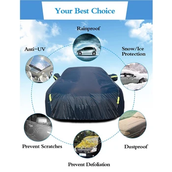 Waterproof Car Outdoor Sun Protection Cover for Car Reflector Dust Rain Snow Protective Full Cover Auto Exterior Accessories
Waterproof Car Outdoor Sun Protection Cover for Car Reflector Dust Rain Snow Protective Full Cover Auto Exterior Accessories