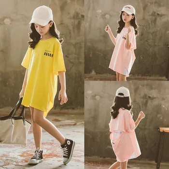 2020 Girls Summer Clothing Long T Shirt for Girls Fashion Cotton T-Shirt Girls Tops Summer Tee Casual Tshirt Kids 6 8 12 14 Yrs
2020 Girls Summer Clothing Long T Shirt for Girls Fashion Cotton T-Shirt Girls Tops Summer Tee Casual Tshirt Kids 6 8 12 14 Yrs