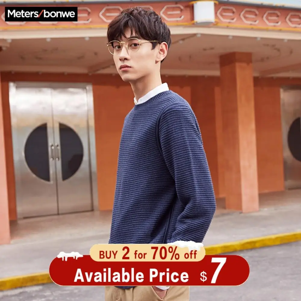 Metersbonwe New Brand Wool Sweater Men 2019 Autumn Fashion Long Sleeve Knitted Men Cotton Sweater High Quality Clothes
Metersbonwe New Brand Wool Sweater Men 2019 Autumn Fashion Long Sleeve Knitted Men Cotton Sweater High Quality Clothes