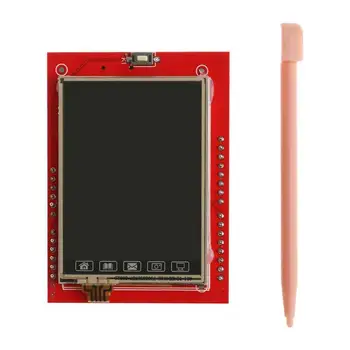 1Pcs 2.4" diagonal LCD TFT display LCD Touch Screen Shield For Arduino UNO R3 Board And Support Mega 2560 With Touch Pen
1Pcs 2.4" diagonal LCD TFT display LCD Touch Screen Shield For Arduino UNO R3 Board And Support Mega 2560 With Touch Pen