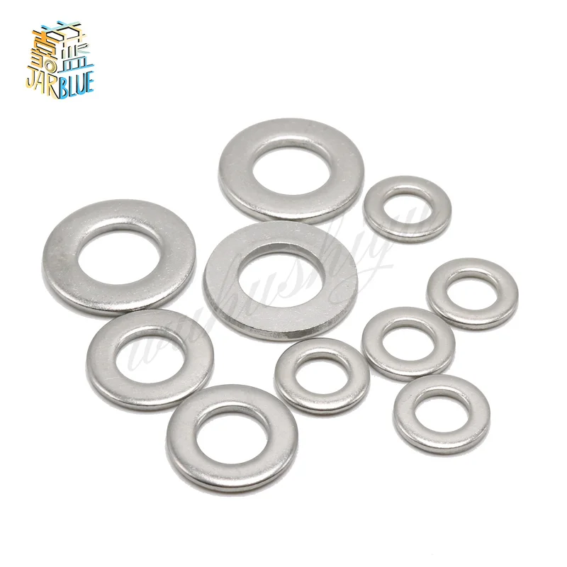 100Pcs DIN125 ISO7089 M1.6 M2 M2.5 M3 M3.5 M4 M5 M6 M8 304 Stainless Steel Flat Machine Washer Plain Washer Gaskets
100Pcs DIN125 ISO7089 M1.6 M2 M2.5 M3 M3.5 M4 M5 M6 M8 304 Stainless Steel Flat Machine Washer Plain Washer Gaskets