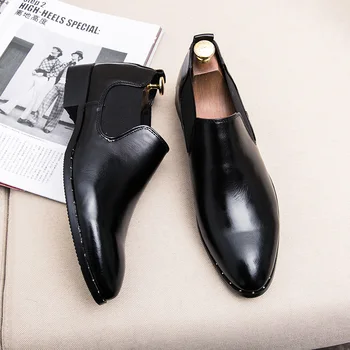 2019 new spring leather shoes mens loafers male comfortable oxford shoes luxury brogues fashion formal Business shoes casual 
2019 new spring leather shoes mens loafers male comfortable oxford shoes luxury brogues fashion formal Business shoes casual