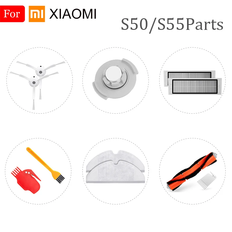 For Xiaomi Roborock Vacuum Cleaner Accessories Side Brush HEPA Filter Main Brush Clean Tool Mop Cloth Water Tank Filter parts
For Xiaomi Roborock Vacuum Cleaner Accessories Side Brush HEPA Filter Main Brush Clean Tool Mop Cloth Water Tank Filter parts