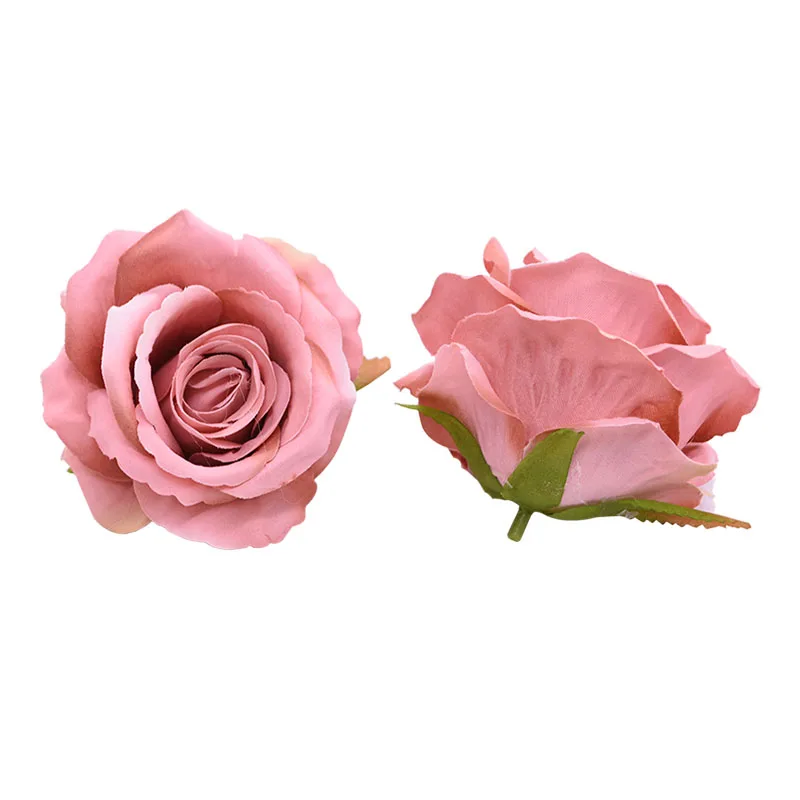 5pcs 10cm Artificial Rose Flower Heads Wedding Party Decor DIY Lots SFHS19 