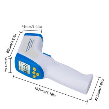 Digital Infrared Forehead Thermometer Non-Contact Digital Thermometer for Kids Baby Adults
Digital Infrared Forehead Thermometer Non-Contact Digital Thermometer for Kids Baby Adults