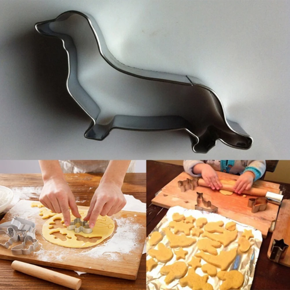 Dachshund Dog Biscuit Stainless Steel Mold Cookies Bakeware DIY Kitchen Cake Mold Kitchen Baking Tool
Dachshund Dog Biscuit Stainless Steel Mold Cookies Bakeware DIY Kitchen Cake Mold Kitchen Baking Tool