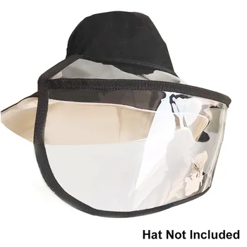 PVC Adjustable Dustproof Waterproof Protective Hat Face Shield Outdoor Baseball Cap Detachable Cover Anti-spitting Anti-fog
PVC Adjustable Dustproof Waterproof Protective Hat Face Shield Outdoor Baseball Cap Detachable Cover Anti-spitting Anti-fog