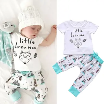 2020 New 2Pcs Newborn Baby Boys Clothes Sets Short Sleeve T-shirt Tops+Long Pants Infant Baby Cartoon Outfits Suits 0-24M
2020 New 2Pcs Newborn Baby Boys Clothes Sets Short Sleeve T-shirt Tops+Long Pants Infant Baby Cartoon Outfits Suits 0-24M