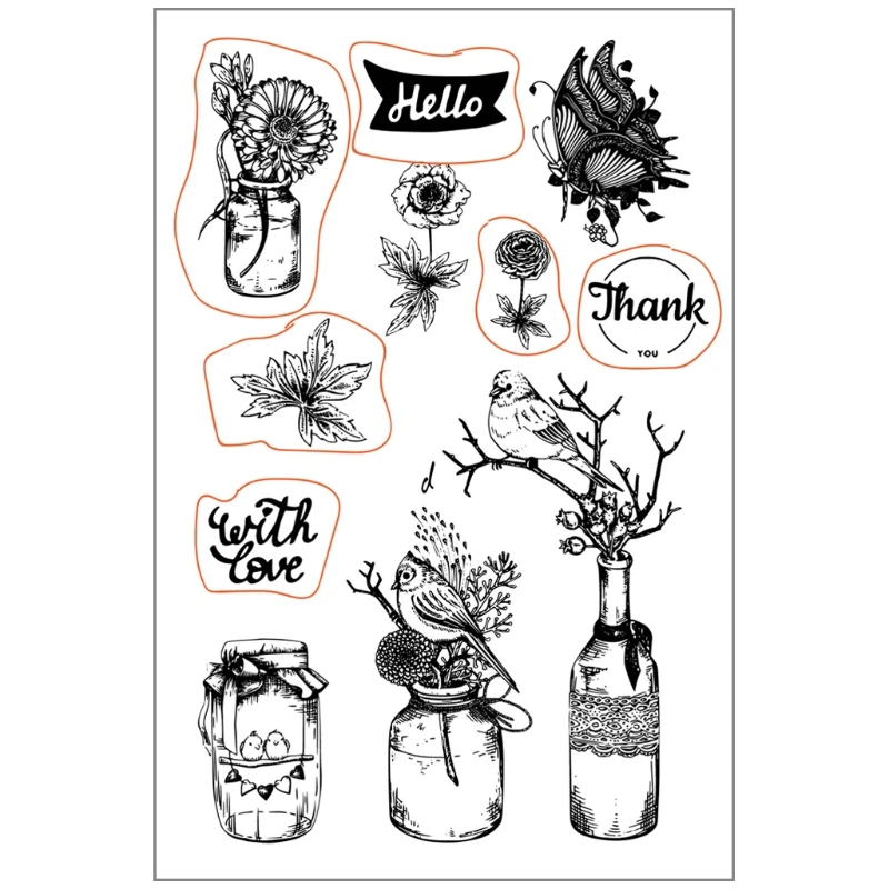 Wishing Bottle DIY Silicone Clear Stamp Cling Seal Scrapbook Embossing Album Decor Craft
Wishing Bottle DIY Silicone Clear Stamp Cling Seal Scrapbook Embossing Album Decor Craft