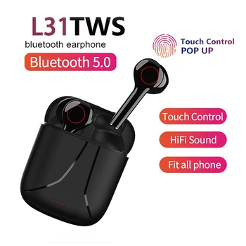 L31 TWS Wireless Bluetooth Earphone HiFi Stereo HD Call Earbuds Smart Touch Waterproof Sports Headset PK i90000 pro i90000 max 
L31 TWS Wireless Bluetooth Earphone HiFi Stereo HD Call Earbuds Smart Touch Waterproof Sports Headset PK i90000 pro i90000 max