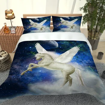 2020 Hot Style Bedding Set 3d Digital Unicorn Pattern 2/3pcs Duvet Cover Set Single Twin Double Full Queen King Bedding
2020 Hot Style Bedding Set 3d Digital Unicorn Pattern 2/3pcs Duvet Cover Set Single Twin Double Full Queen King Bedding