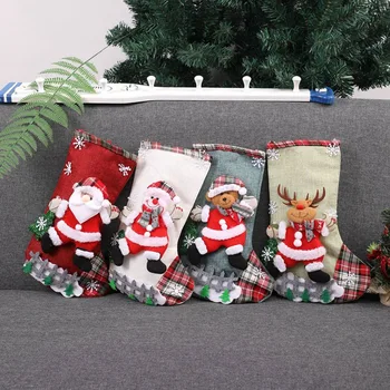 4Pcs Christmas Stockings Cloth Small Boots Gift Bags Ornaments Party Home Decorations Christmas Children Gift Candy Bag
4Pcs Christmas Stockings Cloth Small Boots Gift Bags Ornaments Party Home Decorations Christmas Children Gift Candy Bag