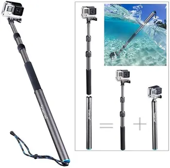 Smatree S3C Carbon Fiber Detachable Extendable Floating Pole for GoPro Fusion/Session/HERO 2018, HERO8/7/6/5/4/3/Osmo Action
Smatree S3C Carbon Fiber Detachable Extendable Floating Pole for GoPro Fusion/Session/HERO 2018, HERO8/7/6/5/4/3/Osmo Action
