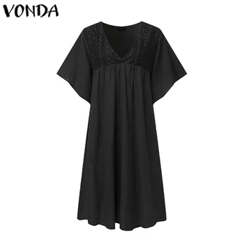 VONDA Bohemian Dress 2020 Women Summer Sundress Casual Loose Sexy Deep V Neck Ruffled Party Dress Vestidos Plus Size S-5XL
VONDA Bohemian Dress 2020 Women Summer Sundress Casual Loose Sexy Deep V Neck Ruffled Party Dress Vestidos Plus Size S-5XL