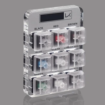 Transparent Keycaps Testing Tool Cherry 9 MX Switches Keyboard Tester Kit Clear Keycaps Sampler PCB Mechanical Keyboard
Transparent Keycaps Testing Tool Cherry 9 MX Switches Keyboard Tester Kit Clear Keycaps Sampler PCB Mechanical Keyboard