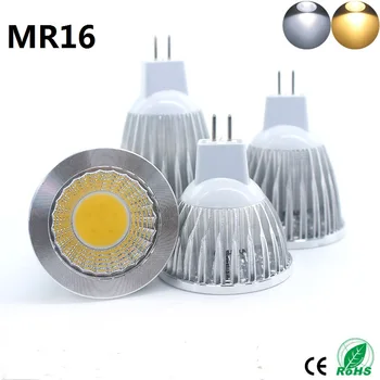 

Led Bulb Spotlight Dimmable GU10 cob E27 E14 MR16 9W 12W 15W Warm White 2700k 3000K Cool White Real Power Replace Halogen Lamp