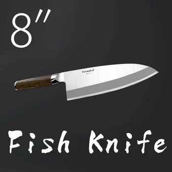 CERASTEEL 8 inch kitchen santoku knife, cerasteel knife with long-lasting sharpness, Beech Wood Handle
CERASTEEL 8 inch kitchen santoku knife, cerasteel knife with long-lasting sharpness, Beech Wood Handle