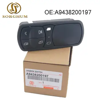 OEM 9438200197 A9438200197 Electric Power Window Lifter Master Control Switch Car Styling for Mercedes Benz Actros
OEM 9438200197 A9438200197 Electric Power Window Lifter Master Control Switch Car Styling for Mercedes Benz Actros