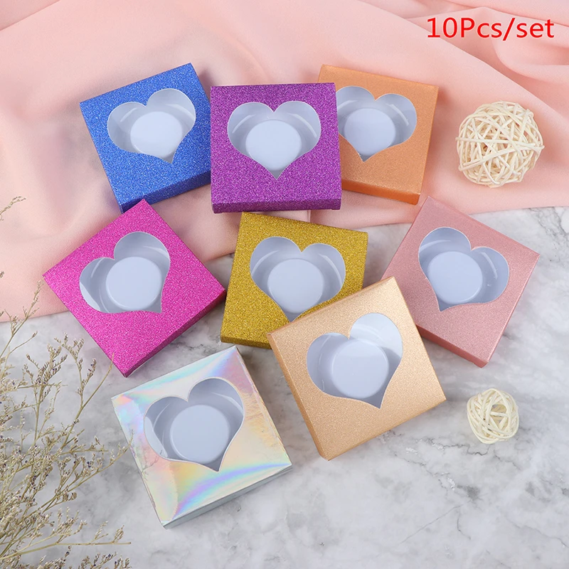 10pcs Packaging Box For Eyelash Empty Eyelashes Package Multicolor Paper Box White Tray
10pcs Packaging Box For Eyelash Empty Eyelashes Package Multicolor Paper Box White Tray