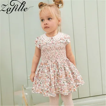 ZAFILLE Toddler Baby Girl Dress A-Line Floral Printed Summer Dress For Girl Casual Turn-down Collar Girl Clothes Kids Dresses
ZAFILLE Toddler Baby Girl Dress A-Line Floral Printed Summer Dress For Girl Casual Turn-down Collar Girl Clothes Kids Dresses