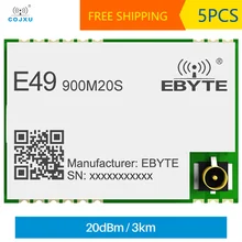 

5pcs CMT2300A Wireless Module Cost-effective 868/915MHz 20dBi SIP E49-900M20S Long Distance 3km SMD IPEX Data Transceiver