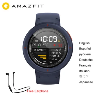 New Склад в России Amazfit Verge Sport Smartwatch GPS Bluetooth Music Play Call Answer Smart Message Push Heart Rate Monitor
New Склад в России Amazfit Verge Sport Smartwatch GPS Bluetooth Music Play Call Answer Smart Message Push Heart Rate Monitor