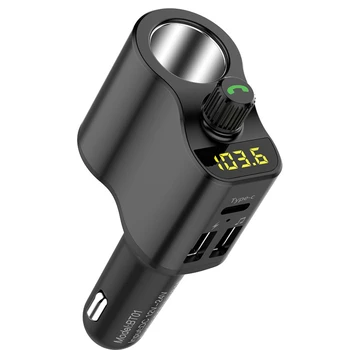 Car Charger Car MP3 o Player FM Transmitter FM Modulator Bluetooth 5.0 Handsfree Calling Bluetooth Car Kit
Car Charger Car MP3 o Player FM Transmitter FM Modulator Bluetooth 5.0 Handsfree Calling Bluetooth Car Kit