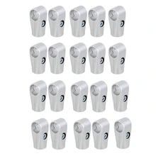 2/4/8/12/20Pcs Silver 25mm Inner Dia Two-way Shelf Display Rack Scaffold Tube Connector Aluminum Alloy Pipe Fittings
2/4/8/12/20Pcs Silver 25mm Inner Dia Two-way Shelf Display Rack Scaffold Tube Connector Aluminum Alloy Pipe Fittings