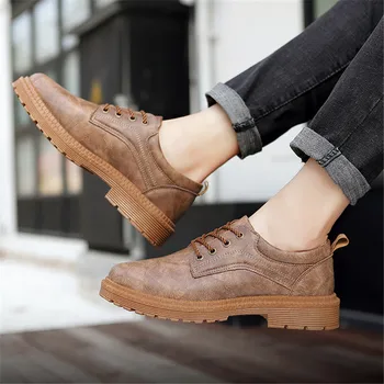 Shoes Men High Quality Leather Men Shoes Autumn Winter Work & Safety Shoes Fashion Casual Men Shoes Leather Moccasins sneakers 
Shoes Men High Quality Leather Men Shoes Autumn Winter Work & Safety Shoes Fashion Casual Men Shoes Leather Moccasins sneakers