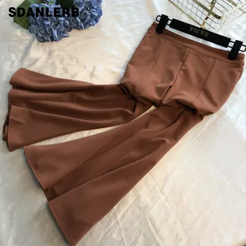 Flared Trousers Women's New Stretch Black Flared Pants High-Waist Korean-Style Large-Bell-Bottoms Pants Ladies
Flared Trousers Women's New Stretch Black Flared Pants High-Waist Korean-Style Large-Bell-Bottoms Pants Ladies