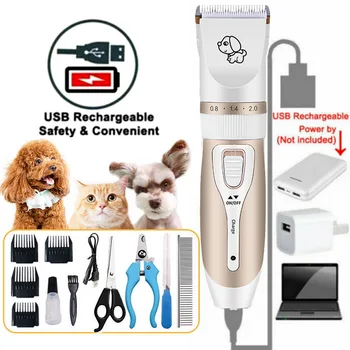 Rechargeable USB Cordless Dog Cat Hair Trimmer Cutter Haircut Grooming Clipper Pet Hair Pet Grooming Kit
Rechargeable USB Cordless Dog Cat Hair Trimmer Cutter Haircut Grooming Clipper Pet Hair Pet Grooming Kit